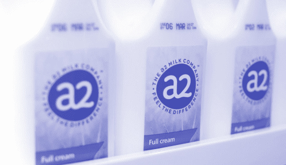 Thumbnail for A2 Milk shares surge 19% as revenue forecast upgraded, first dividend declared