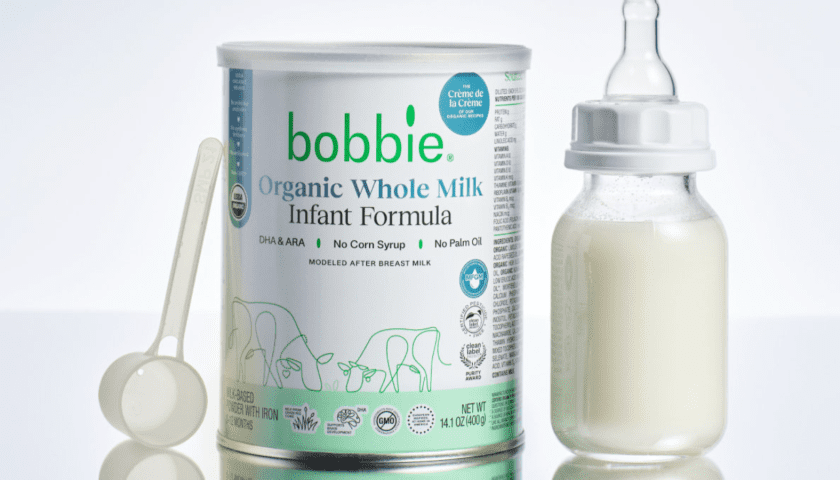 Thumbnail for Bobbie introduces first USDA Organic whole milk infant formula made in U.S.