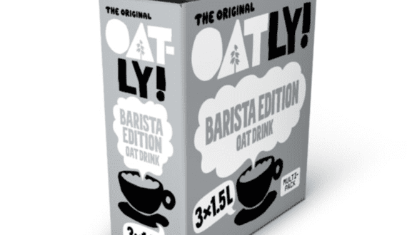 Thumbnail for Oatly introduces new 1.5l barista oat milk multipack at UK retail stores
