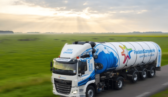 Thumbnail for FrieslandCampina unveils fast charger for electric milk truck
