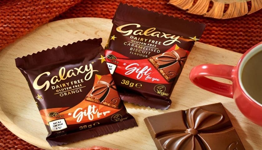 Thumbnail for Galaxy expands dairy-free range with festive vegan chocolate launch