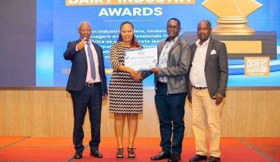 Thumbnail for Geoffrey Mulwana honoured as Most Influential Dairy Person at the Africa Dairy Industry Awards 2026