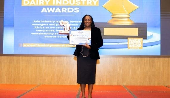 Thumbnail for Kenneth Gitonga honoured as Chief Executive Officer of the Year at the Africa Dairy Industry Awards 2026
