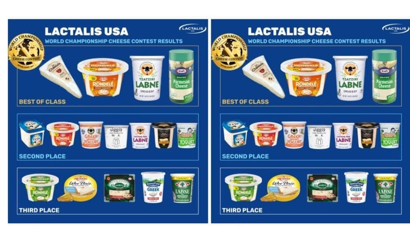 Thumbnail for Lactalis USA wins 19 medals at World Championship Cheese Contest