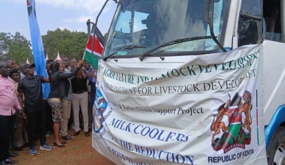 Thumbnail for Kenyan National Government distributes 5 solar-powered milk coolers