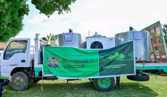 Thumbnail for Kirinyaga County distributes 13 milk coolers to boost dairy production