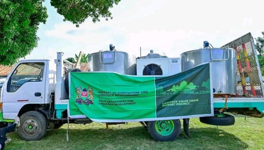 Thumbnail for Kirinyaga County distributes 13 milk coolers to boost dairy production